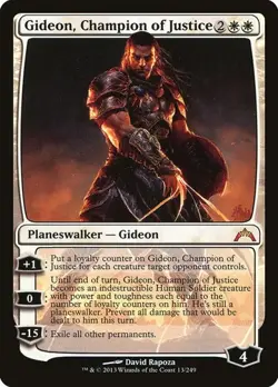 2x Gideon, Champion of Justice Gatecrash LP MTG - Image 1