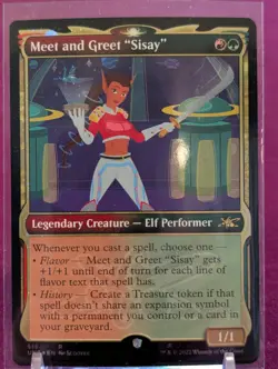 MTG Meet and Greet "Sisay" Showcase Foil ** Unfinity ** English (NM) - Image 1