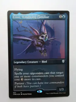 MTG Esior, Wardwing Familiar (CMR) Commander Legends Foil Etched Uncommon 557 - Image 1