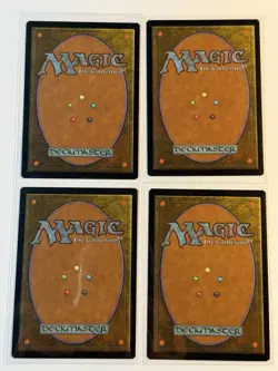 MTG Unglued 4x Mountain - FULL ART Basic Land - LP - Image 2