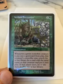 WOTC MtG Odyssey Verdant Succession (R) (Foil) NM - Image 2