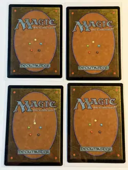 MTG Unglued 4x Swamp - FULL ART Basic Land - LP - Image 2