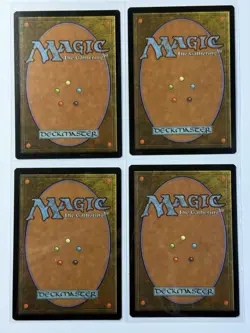 MTG Unglued 4x Swamp - FULL ART Basic Land - LP - Image 2
