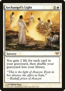 2x Archangel's Light Dark Ascension LP MTG - Image 1