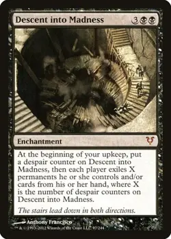 2x Descent into Madness Avacyn Restored LP MTG - Image 1
