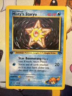 Misty's Staryu Gym Challenge 1st Edition Pokemon Card Vintage WOTC 92/132 - Image 2