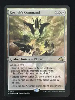 1x MTG Kozilek's Command - Modern Horizons 3 (MH3) #11 - Magic the Gathering - Image 1
