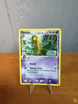 2006 Pokemon EX Cyrstal Guardians Treecko Reverse Holo 68 PSA 8 NM-MT - Image 1