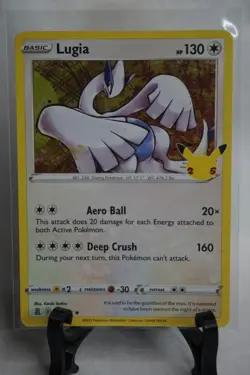 Lugia & Ho-oh Celebrations Holo Rare Card 2 Pokemon Card Set LP - Image 2