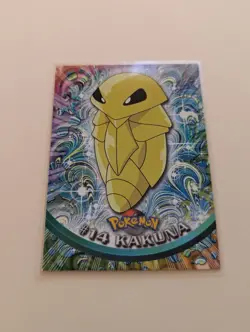 Topps Pokemon Kakuna #14 1999 TV Animation Edition Non Holo Black Logo NM - Image 1