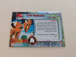 Topps Pokemon Kakuna #14 1999 TV Animation Edition Non Holo Black Logo NM - Image 2