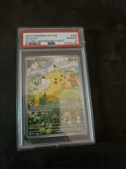 PSA 10 Pikachu 088 - Paldea Adventure Chest Promo Pokemon Card - Image 1