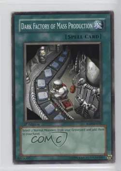 Dark Factory of Mass Production 1st Ed. YuGiOh Soul the Duelist #SOD-EN037 READ - Image 1