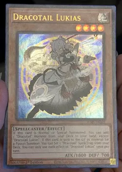 Yugioh Dracotail Lukias JUSH-EN001 Ultra Rare 1st Ed NM w/Tracking - Image 5
