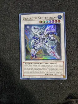 Yugioh! Ursarctic Septentrion - 1st Ed Ultra Rare - ANGU-EN034 - Image 1