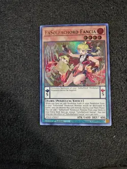 FaSolfachord Fancia (Ultra Rare) - Yugioh TCG - ANGU-EN017 - Near Mint - 1st Ed - Image 1