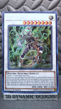 | Yugioh PSY-Framelord Omega BLLR-EN061 1st Edition Secret Rare NM 🔥 | - Image 1
