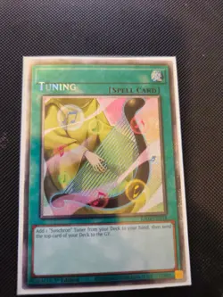 Yugioh *MISPRINT* Error Name Shift Tuning RA04 Platinum Secret Rare NM - Image 1