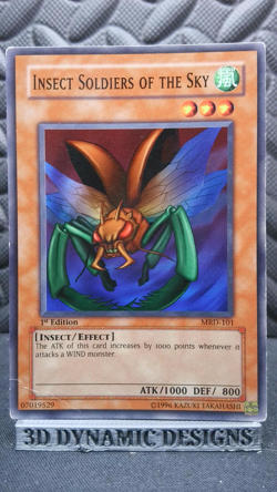 | Yugioh Insect Soldiers of the Sky MRD-101 1st Edition Metal Raiders HP 🔥 | - Image 1