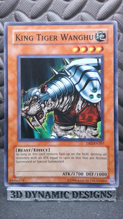 | Yugioh King Tiger Wanghu DB2-EN207 Common Dark Beginning 2 LP 🔥 | - Image 1