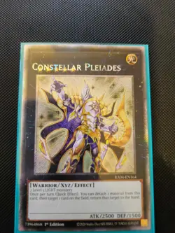 Yugioh *MISPRINT* Error Name Shift Constellar Pleiades Platinum Secret Rare - Image 1