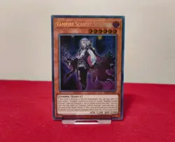 Yugioh Vampire Scarlet Scourge DASA-EN005 Secret Rare 1st Edition NM - Image 1