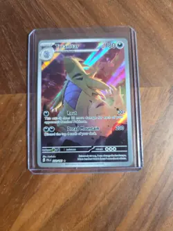 Pokemon TCG Tyranitar Scarlet & Violet Paldea Evolved Holo Card 222/193 - Image 1