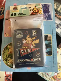 Card Sleeves Pokemon Worlds 2025 Anaheim Pokemon Center Exclusive - Image 1