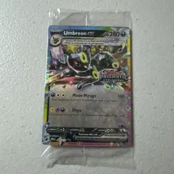 Umbreon EX Prismatic Evolutions Sealed/STAMPED Surprise Box Promo Card #060/131 - Image 1