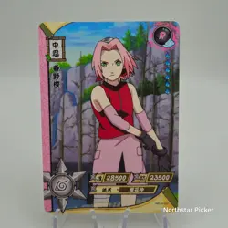 VTG 2002 Sakura Haruno NR-R-031 Kayou Naruto TCG CCG Trading Card Rare - Image 1