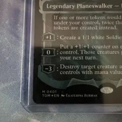 Elspeth, Storm Slayer (Showcase) Tarkir: Dragonstorm Foil Card 401 - Image 2