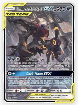 Pokemon TCG Umbreon & Darkrai GX SM241 Sun & Moon Promo Card - Image 1