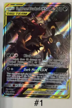 Pokemon TCG Umbreon & Darkrai GX SM241 Sun & Moon Promo Card - Image 2
