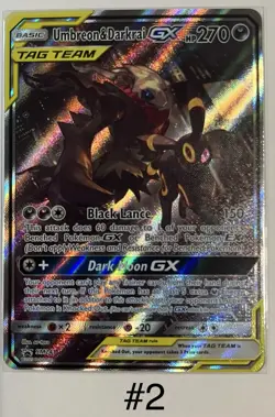 Pokemon TCG Umbreon & Darkrai GX SM241 Sun & Moon Promo Card - Image 5