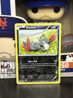 Pokemon TCG Steam Siege - Sneasel #60/114 - Reverse Holo Card - Image 1
