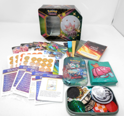 Lot Of Pokemon Trading Card Game Loot • Sleeves Tin Token Counter Dice Rules TCG - Image 1