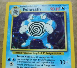 Poliwrath 13/102 Rare Holo Base Set Pokemon Card LP/MP - Image 2
