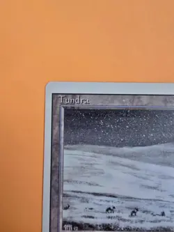 MTG Revised TUNDRA LP Very Good Condition Magic The Gathering Dual Land Reserved - Image 5