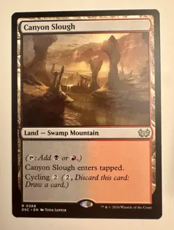 Canyon Slough DSC 0266 Magic the Gathering Duskmourn DSK MTG NM - Image 1