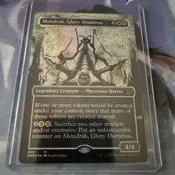 MTG Mondrak Glory Dominus Showcase Step and Compleat FOIL 424 - Image 1