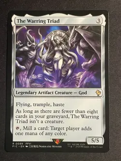 MTG The Warring Triad, NM-Mint, (FIC #0099) Regular - Image 1