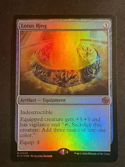 MTG Lotus Ring, NM-Mint, (BIG #0024) Foil - Image 1