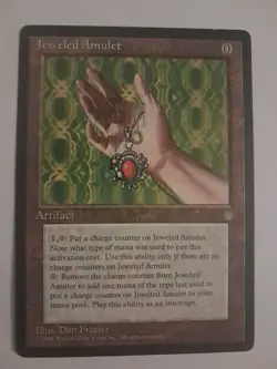 Jeweled Amulet MP MTG Ice Age Magic the Gathering - Image 1