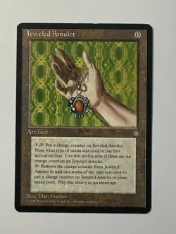 Jeweled Amulet MP MTG Ice Age Magic the Gathering - Image 1