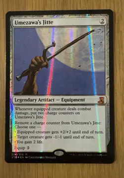 MTG Umezawa's Jitte From the Vault: Lore Foil LP/NM - Image 1