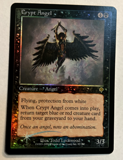 Crypt Angel - Foil - Invasion - NM - Magic the Gathering MTG - Image 1