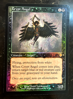 Crypt Angel - Foil - Invasion - NM - Magic the Gathering MTG - Image 2