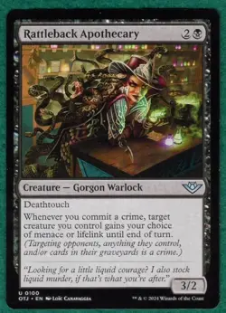 Rattleback Apothecary - Outlaws Of Thunder Junction OTJ #0100 - Magic MTG Card - Image 1
