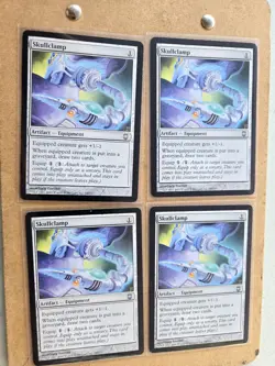 4x Skullclamp Darksteel Regular Lightly Played MTG Magic 140/165 - Image 1