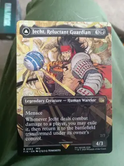 MTG: FINAL FANTASY #363 Jecht, Reluctant Guardian (Borderless) MINT PACK FRESH - Image 1